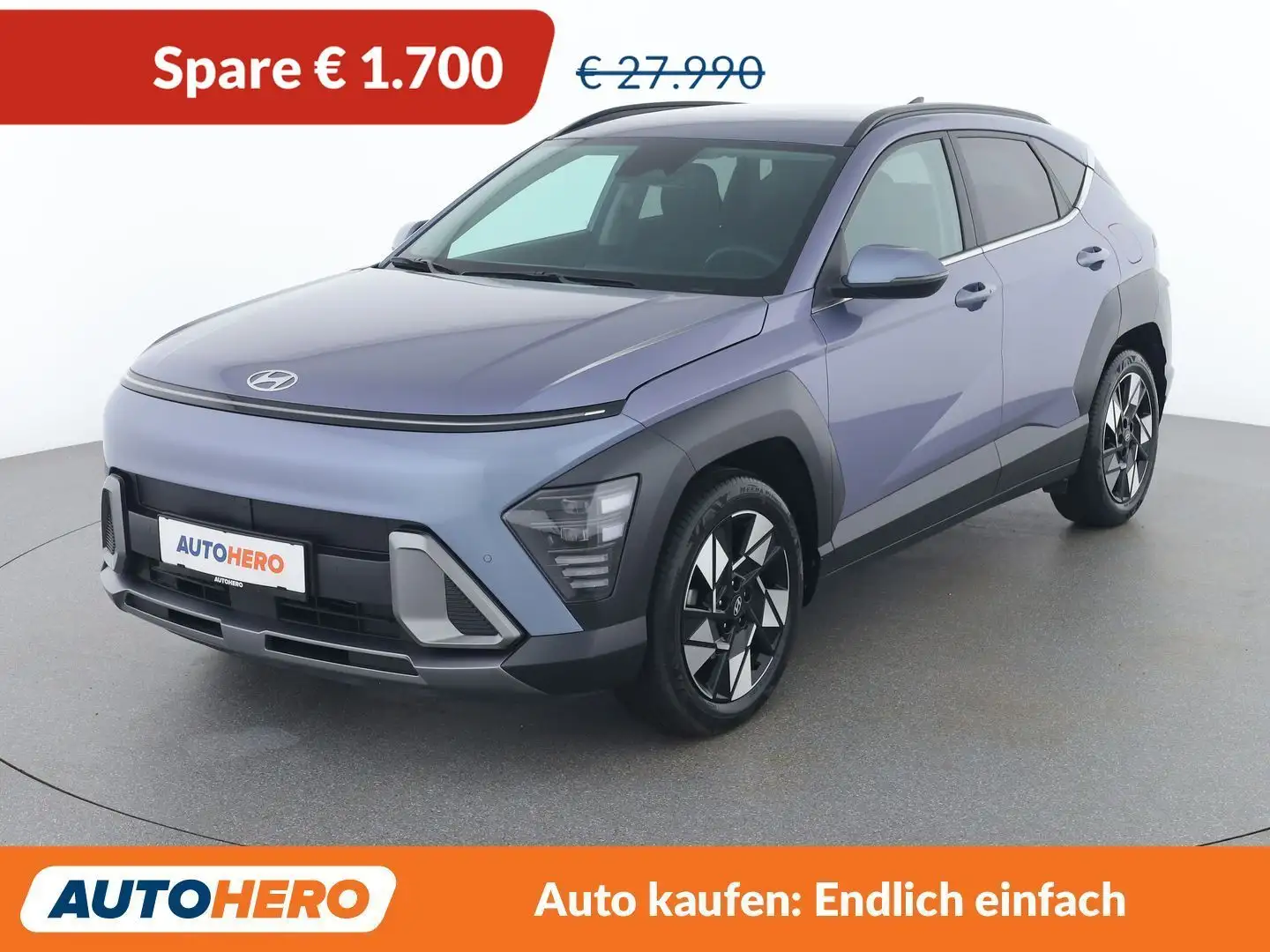 Hyundai KONA 1.6 Hybrid GO!+ 2WD Blau - 1