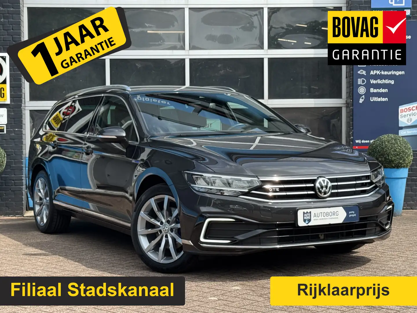 Volkswagen Passat Variant 1.4 TSI PHEV GTE Business Prijs Inclusief Onderhou Grijs - 1