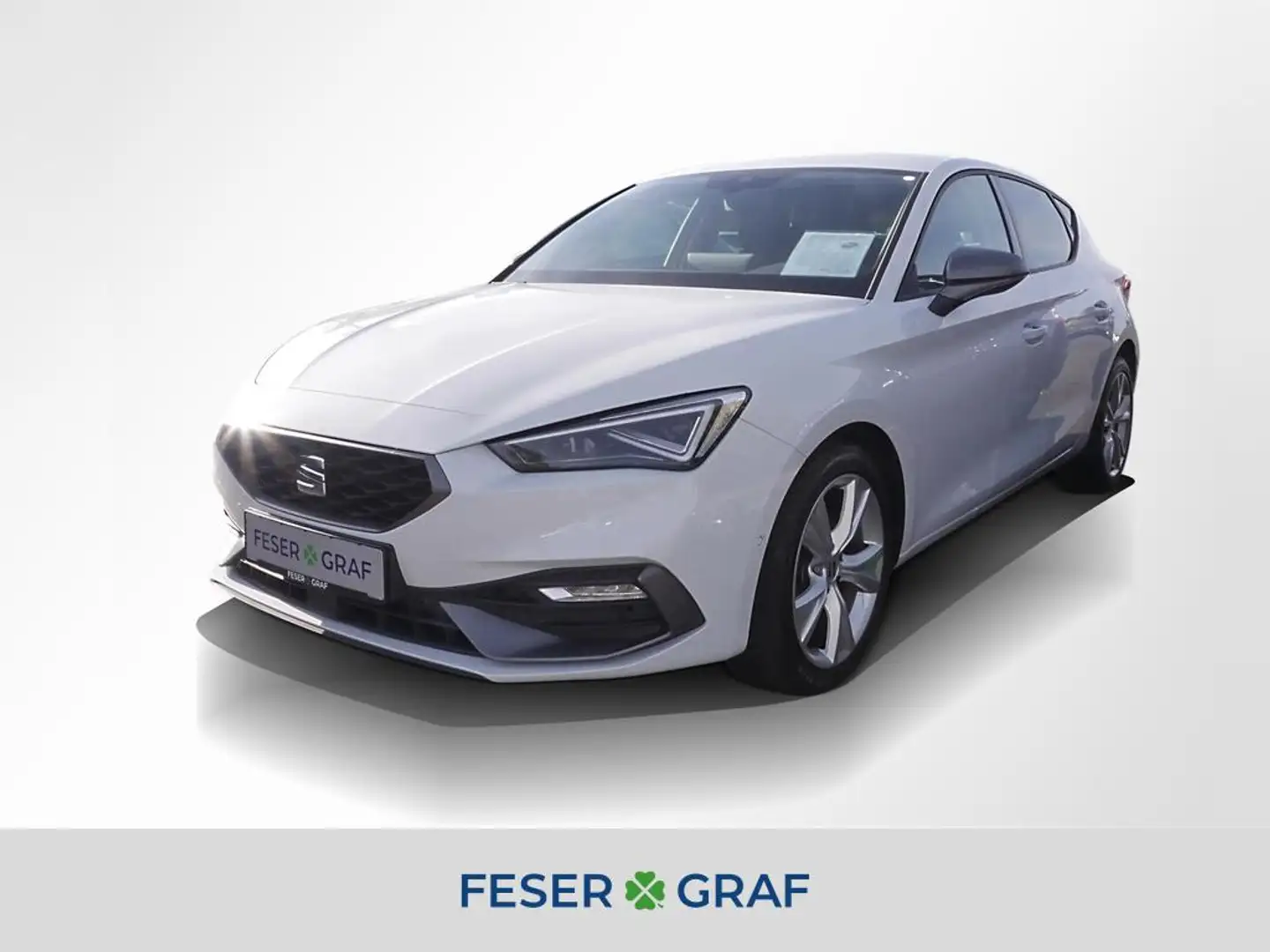 SEAT Leon FR-Line 1.5 eTSI DSG R-Kamera Navi ACC 17" Weiß - 1
