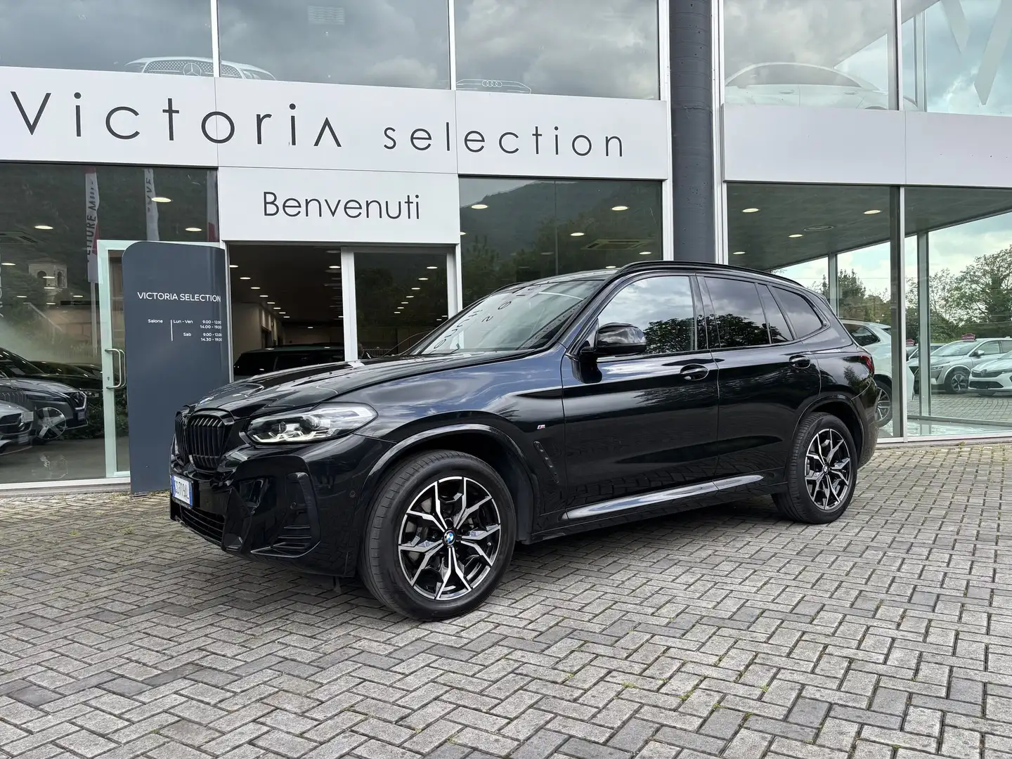 BMW X3 X3 XDRIVE 20D M-SPORT 190 CV C.AUTOMATICO G. TRAI Zwart - 2
