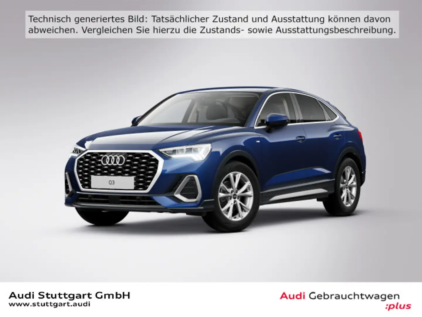 Audi Q3 S-line 35 TFSI S-Tronic Blau - 1