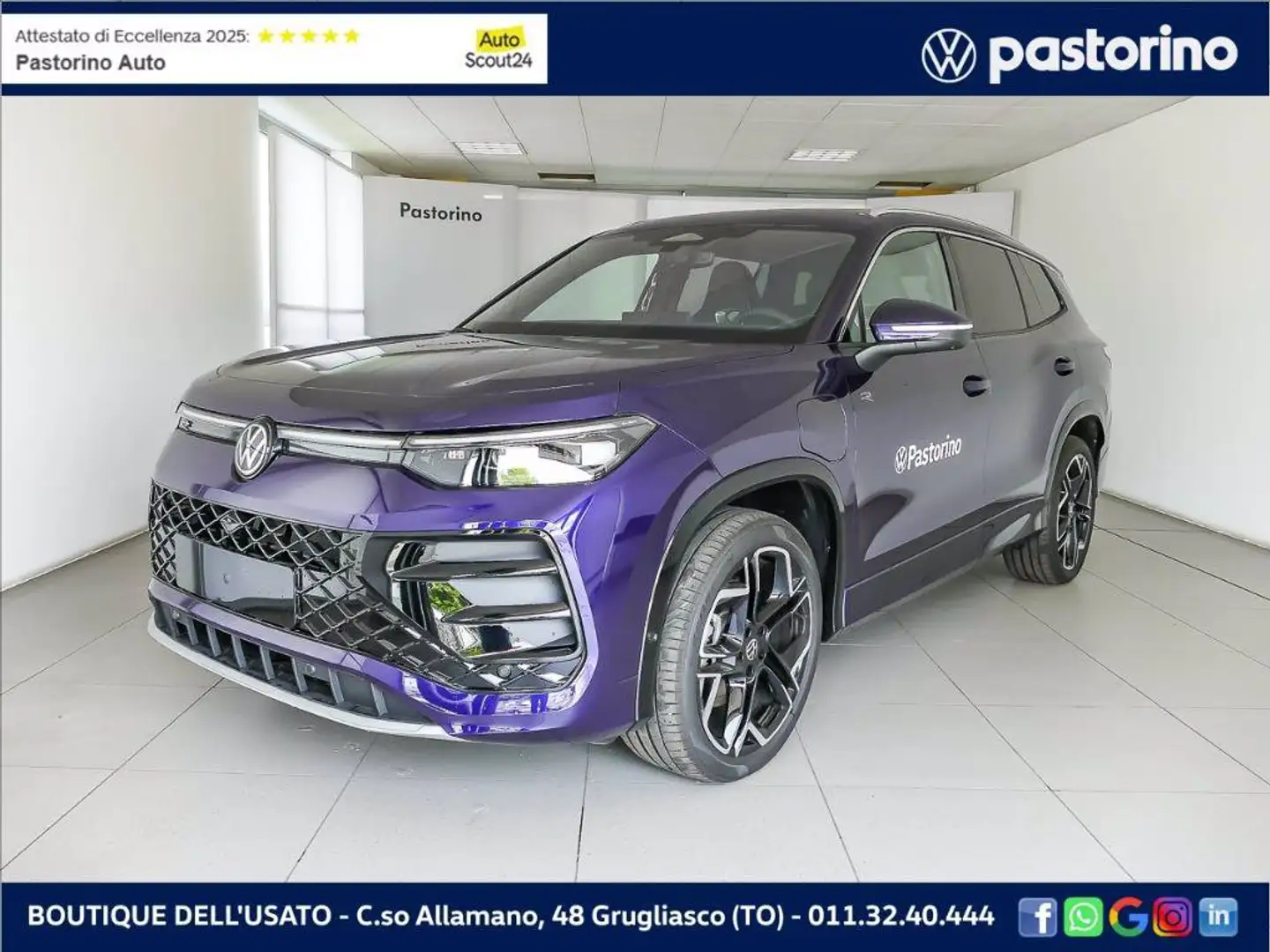 Volkswagen Tayron 1.5 TSI eHybrid DSG R-Line Plus 150CV Grigio - 1