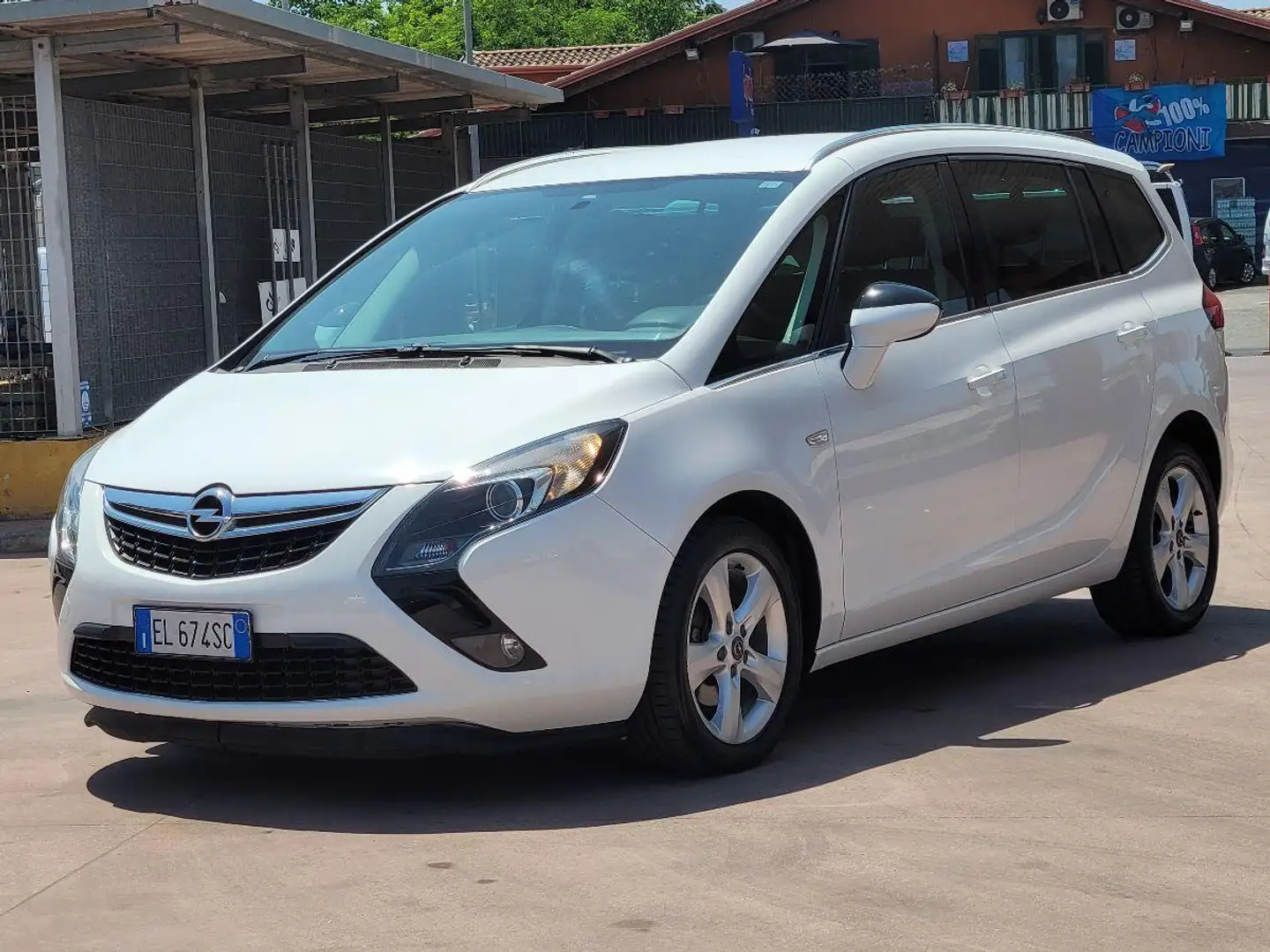 Opel Zafira Tourer Tourer 1.6 T EcoM 150CV Cosmo Bianco - 2