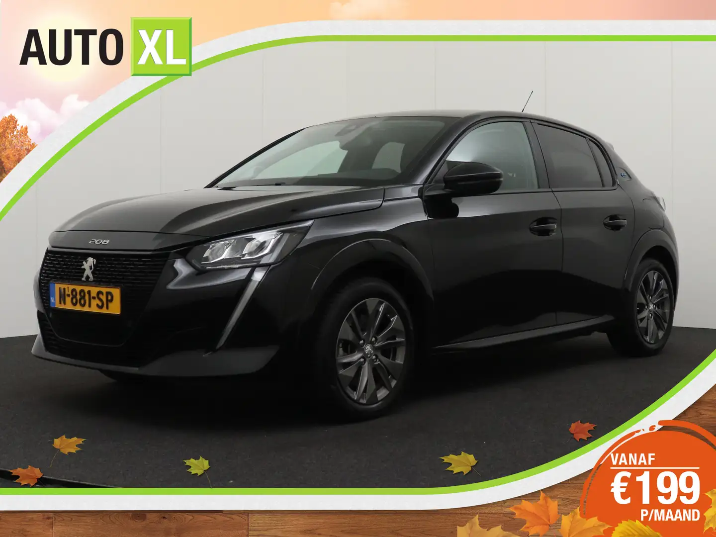 Peugeot e-208 EV Allure 50 kWh Half-Leder Climate Carplay Park.s Noir - 1