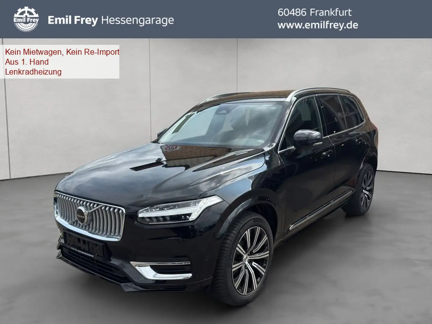 Volvo XC90 XC90 B5 AWD Plus-Bright 7S Glasd Standh 360° AHK Schwarz - 1