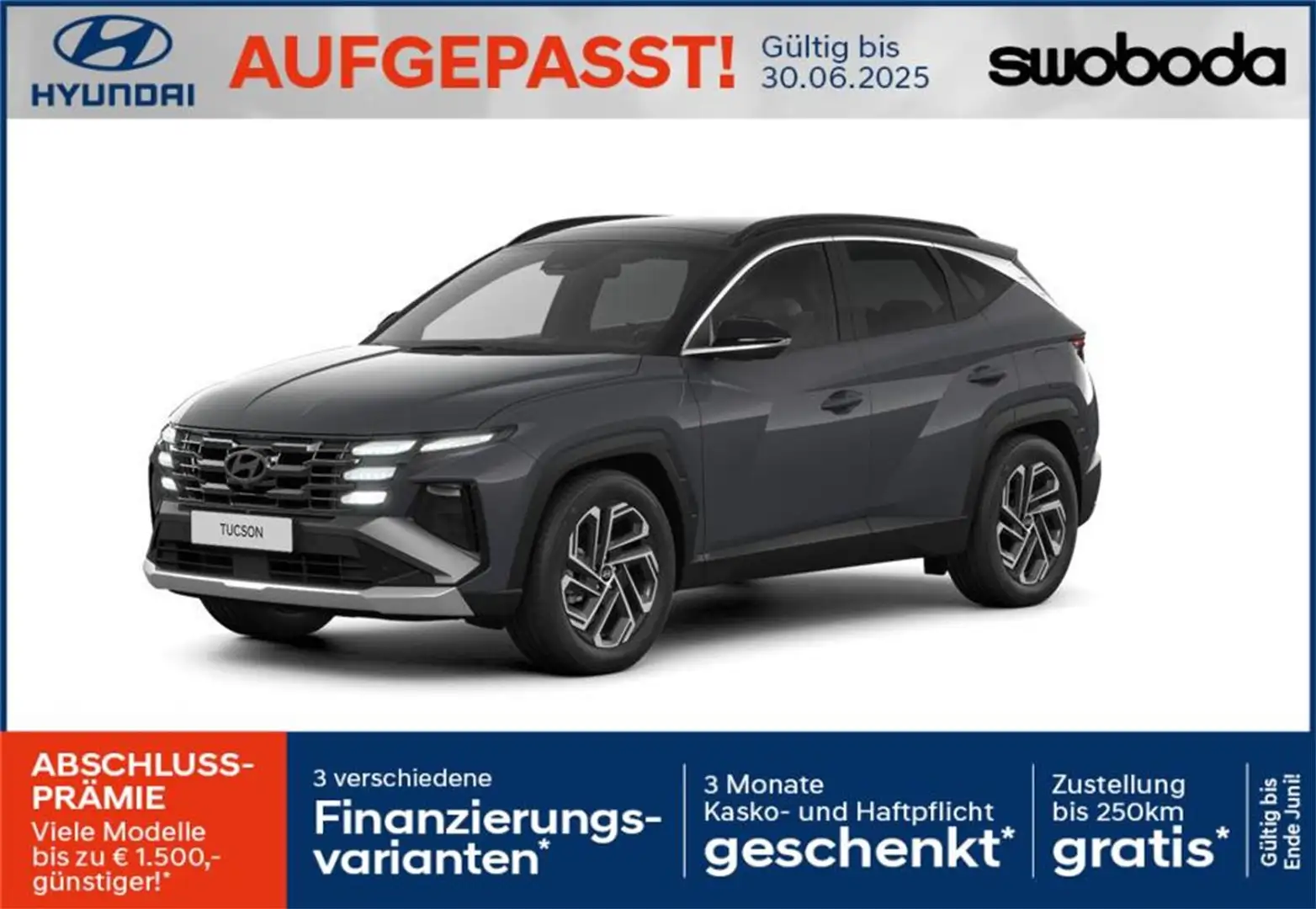 Hyundai TUCSON Tucson NX4 GO Plus 1,6 T-GDi 2WD 48V DCT t5bu2 Grau - 1