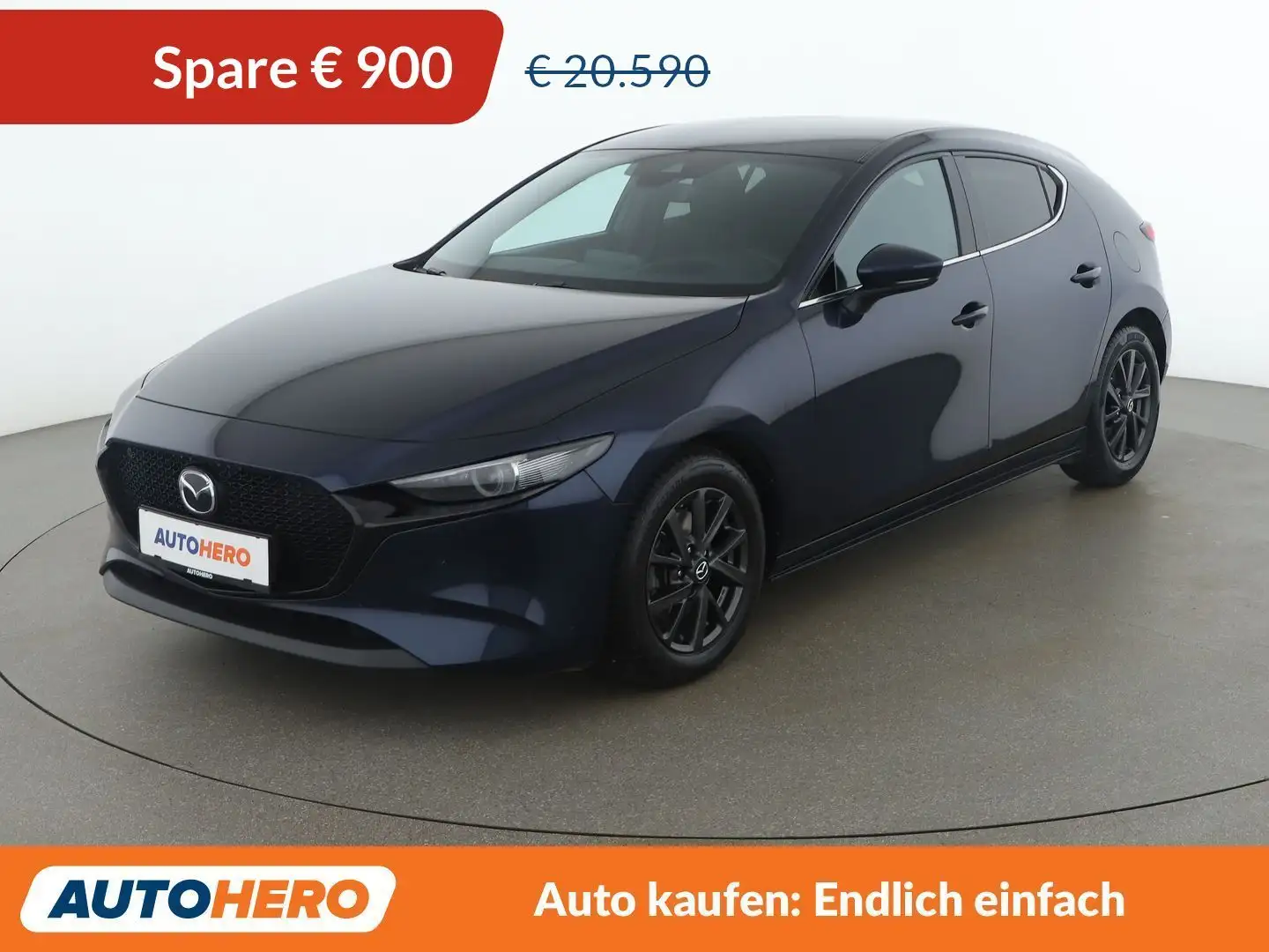 Mazda 3 2.0 Skyactiv-G Mild-Hybrid Comfort + Blau - 1