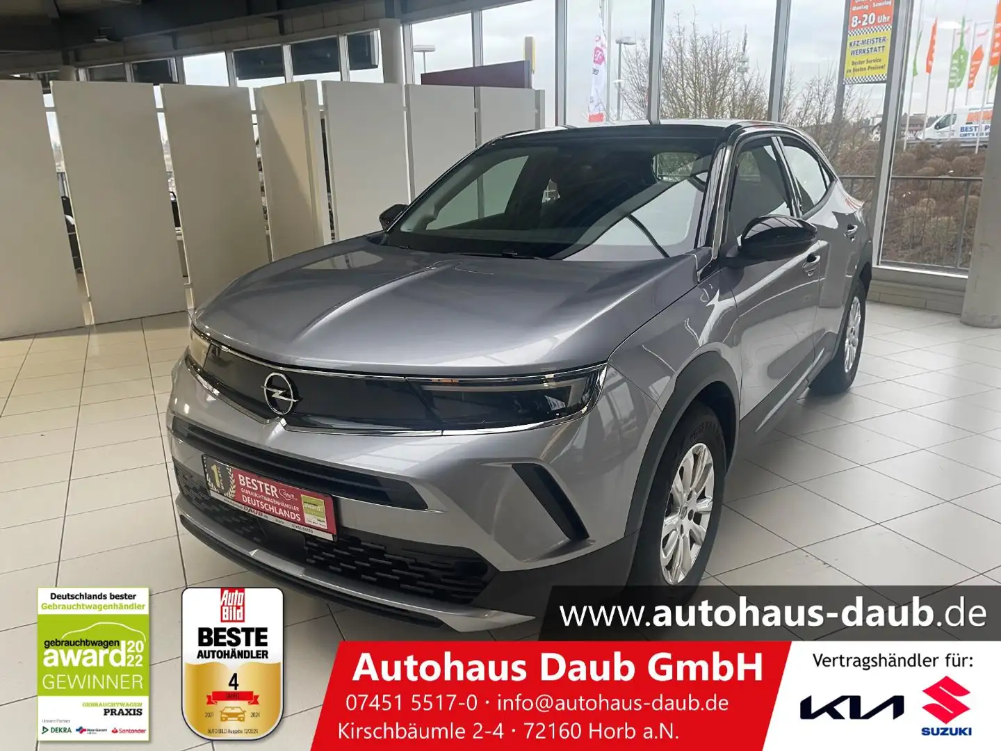 Opel Mokka-E Edition+Automatik+Kamera+Alu+Klimaa+LED+ Silber - 2