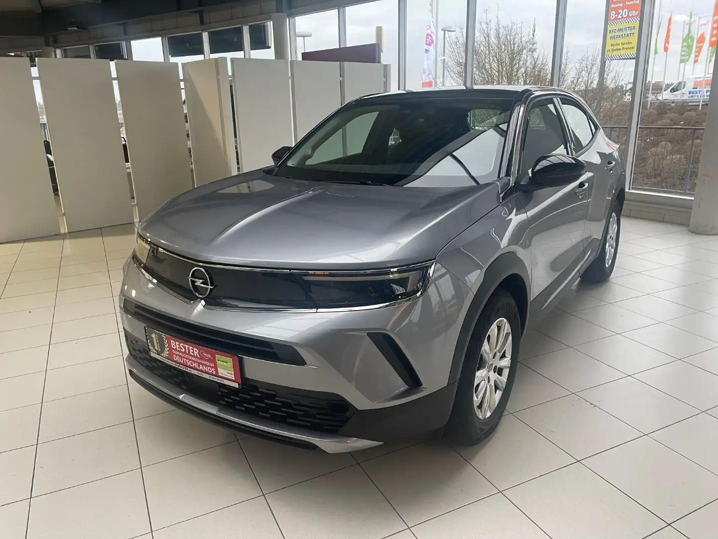 Opel Mokka-E Edition+Automatik+Kamera+Alu+Klimaa+LED+ Silber - 1