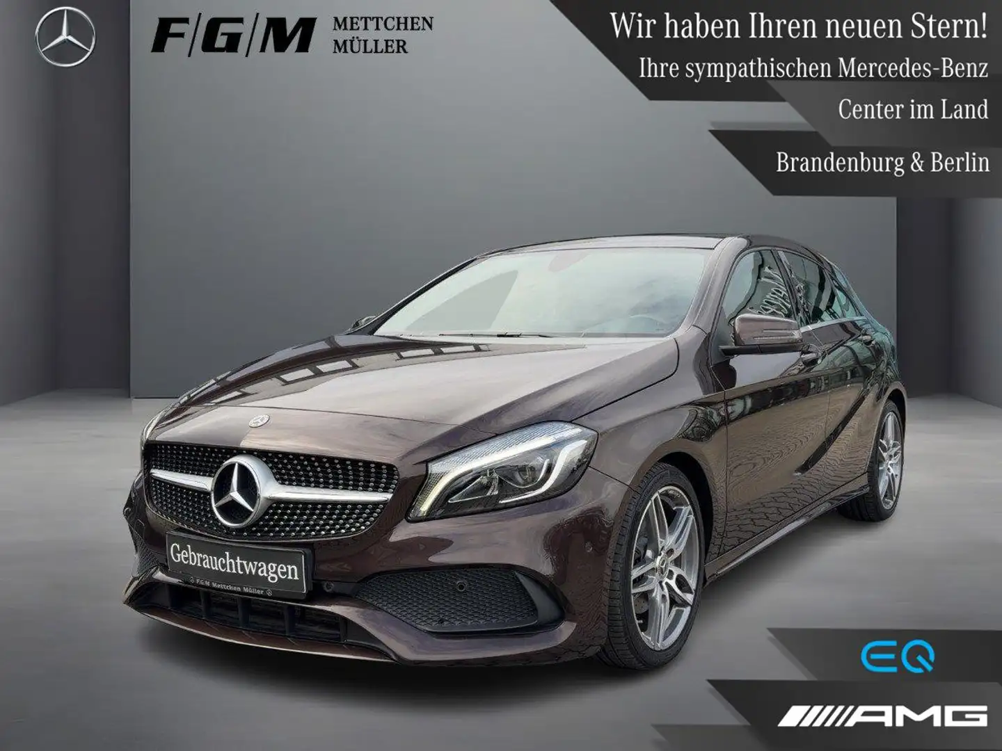 Mercedes-Benz A 180 AMG Line S-Dach|Pano|Sitzhz| Braun - 1