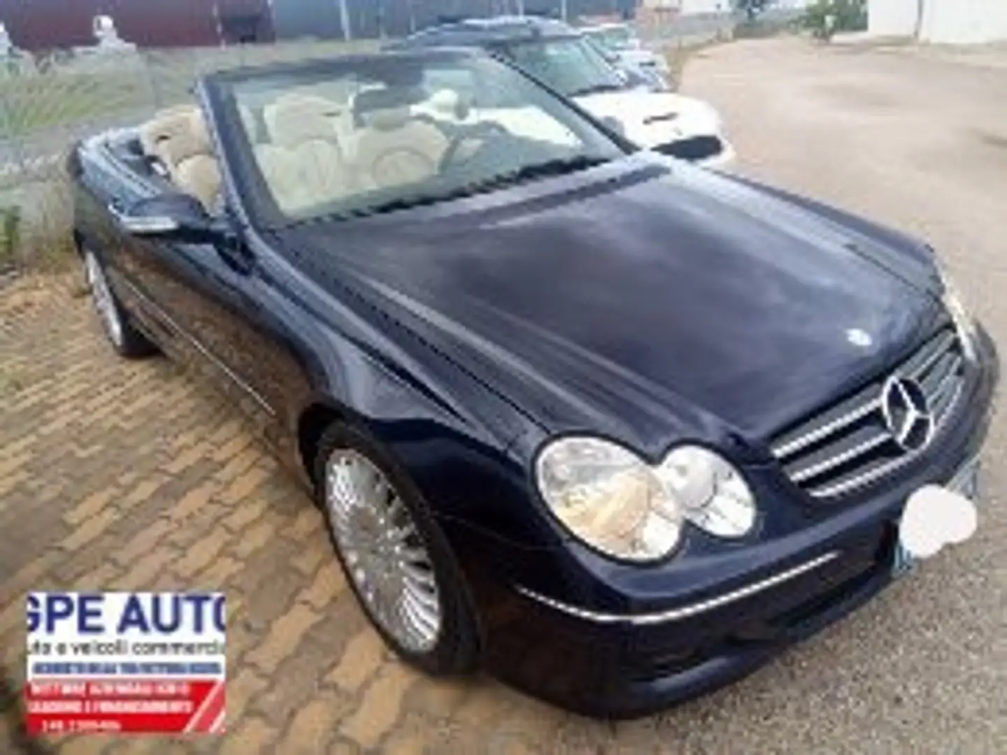 Mercedes-Benz CLK 200 MB CLK CABRIO 200 kompressor avantgarde automatica Bleu - 1