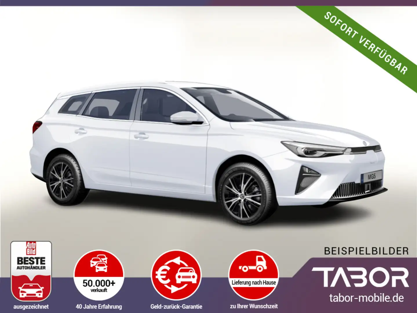 MG MG5 51kWh Luxury ACC Kam360° LED Nav SHZ Keyl Weiß - 1