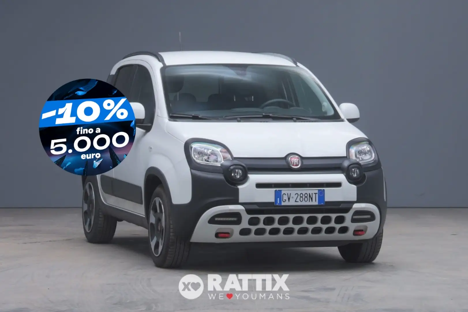 Fiat Panda 1.0 Firefly Hybrid 70CV Cross 5p.ti Blanc - 1