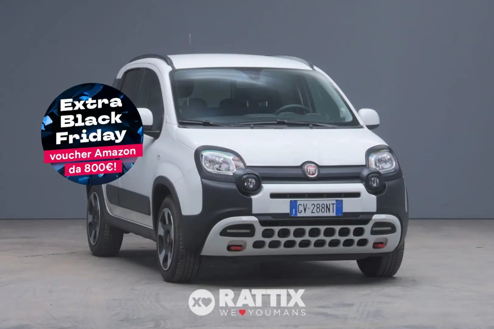 Fiat Panda 1.0 Firefly Hybrid 70CV Cross 5p.ti Blanc - 1