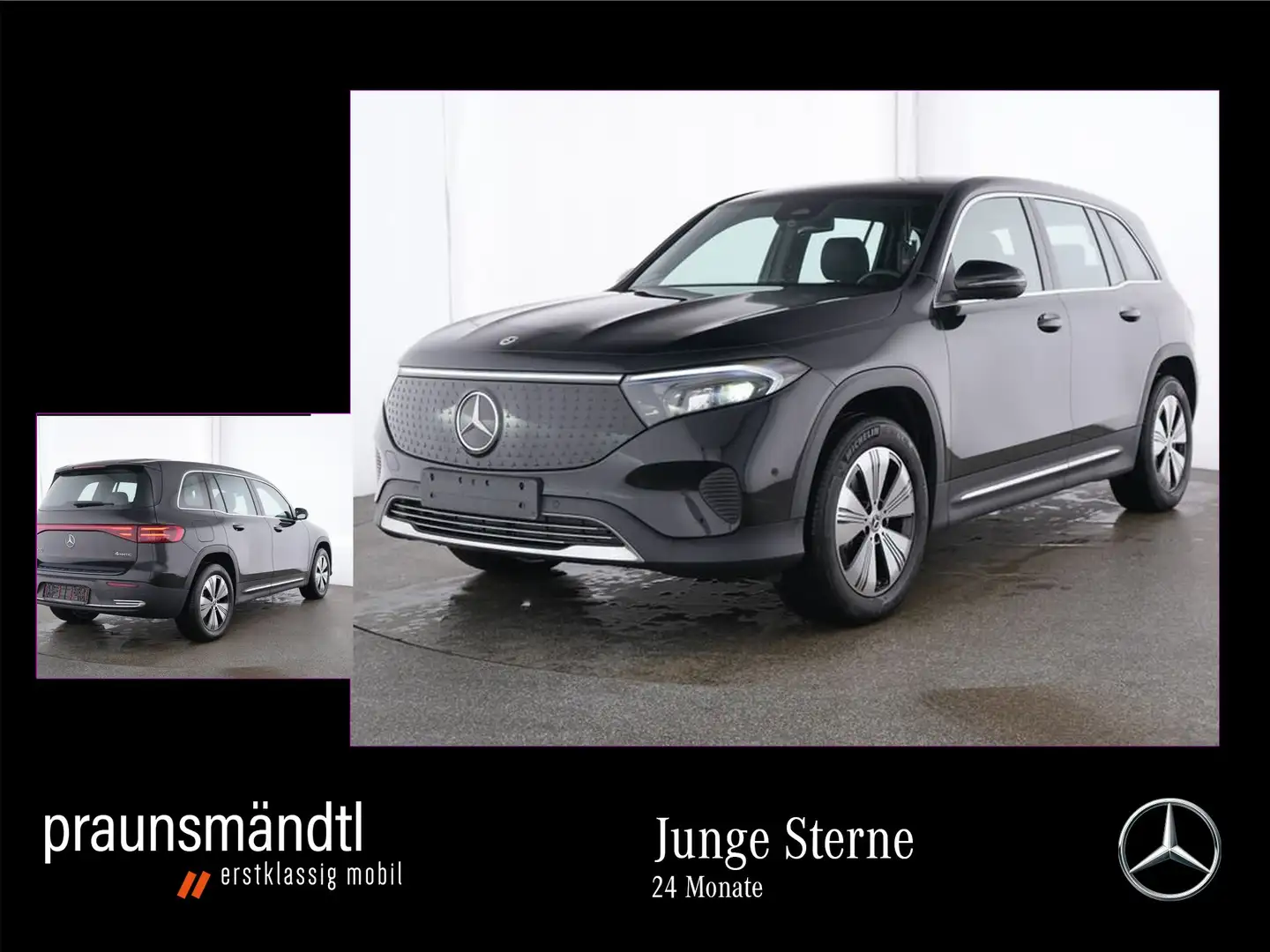 Mercedes-Benz EQB 300 4M Progressive Kamera/7Sitz/eleHeck/Totw Schwarz - 1