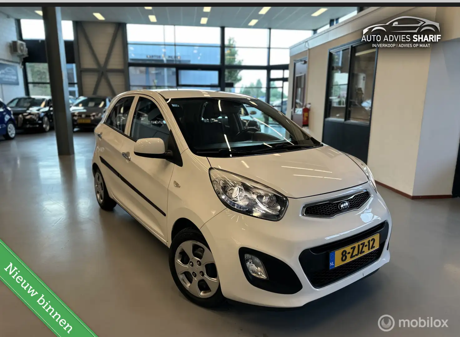 Kia Picanto 1.0 CVVT BusinessLine Navi|LED|APK|Voll Opties ! Weiß - 1