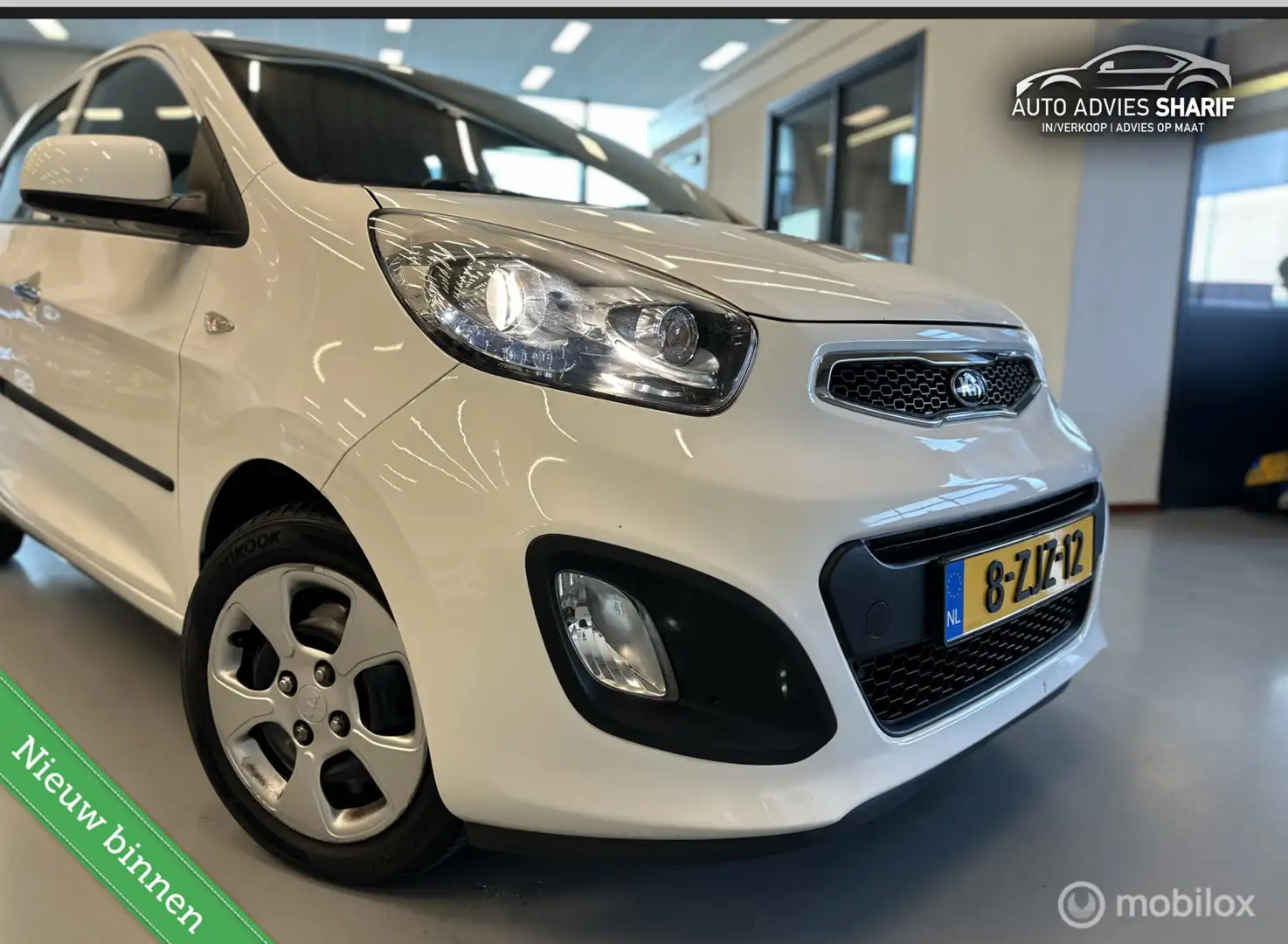 Kia Picanto 1.0 CVVT BusinessLine Navi|LED|APK|Voll Opties ! Weiß - 2