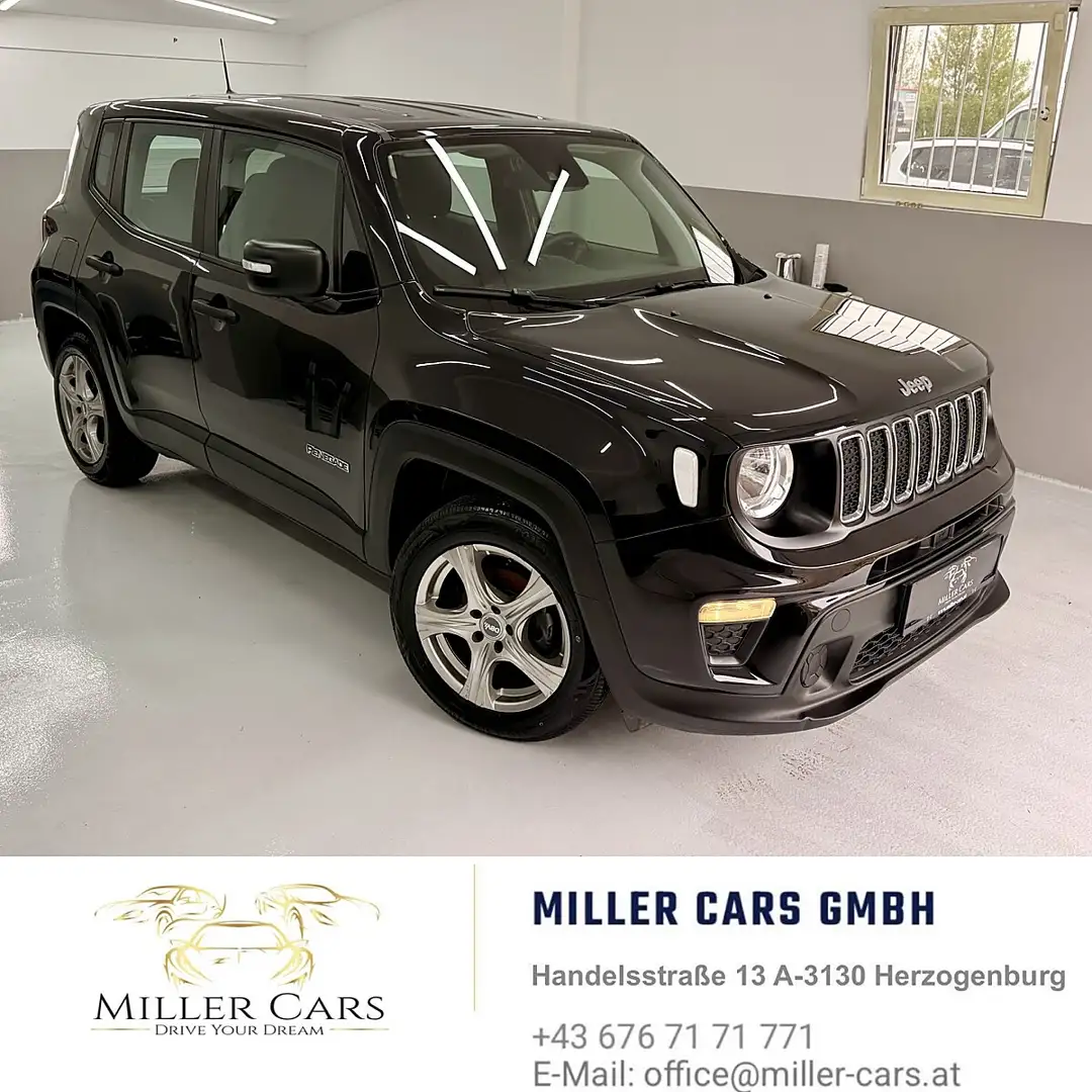 Jeep Renegade 1,0 MultiAir T3 FWD 6MT 120 Sport Schwarz - 1