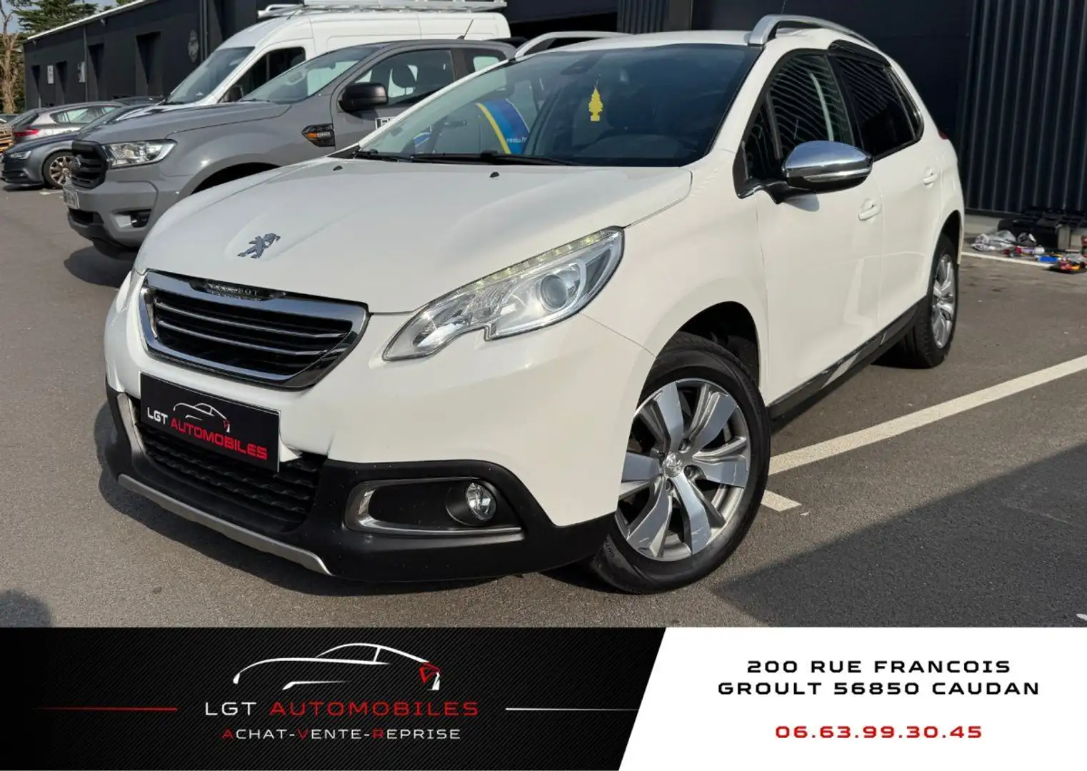 Peugeot 2008 1.6 e-HDi92 FAP Business Pack Blanc - 1