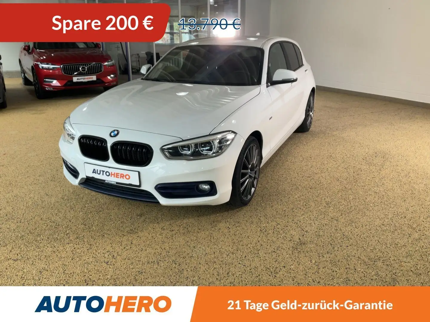 BMW 116 i Sport Line*NAVI*PDC*TEMPO* Weiß - 1