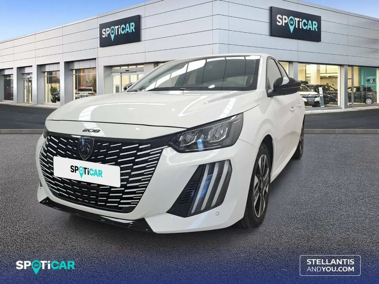 Peugeot 208 Puretech 100 Allure Blanco - 1
