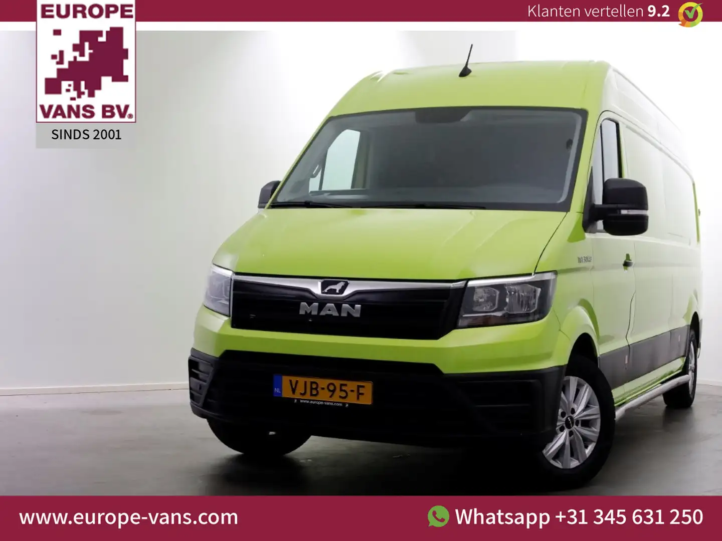 MAN TGE 3.140 2.0 140pk L4H3 (L3H2) Maxi Airco/Navi/Camera Groen - 1