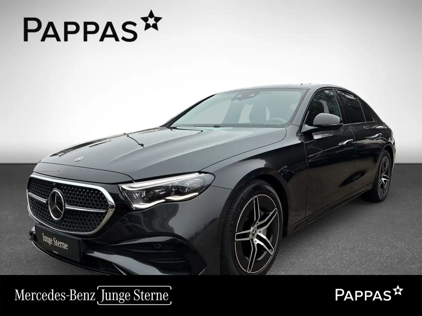 Mercedes-Benz E 220 d 4MATIC Limousine Totw Wide LED Distr PTS Grau - 1