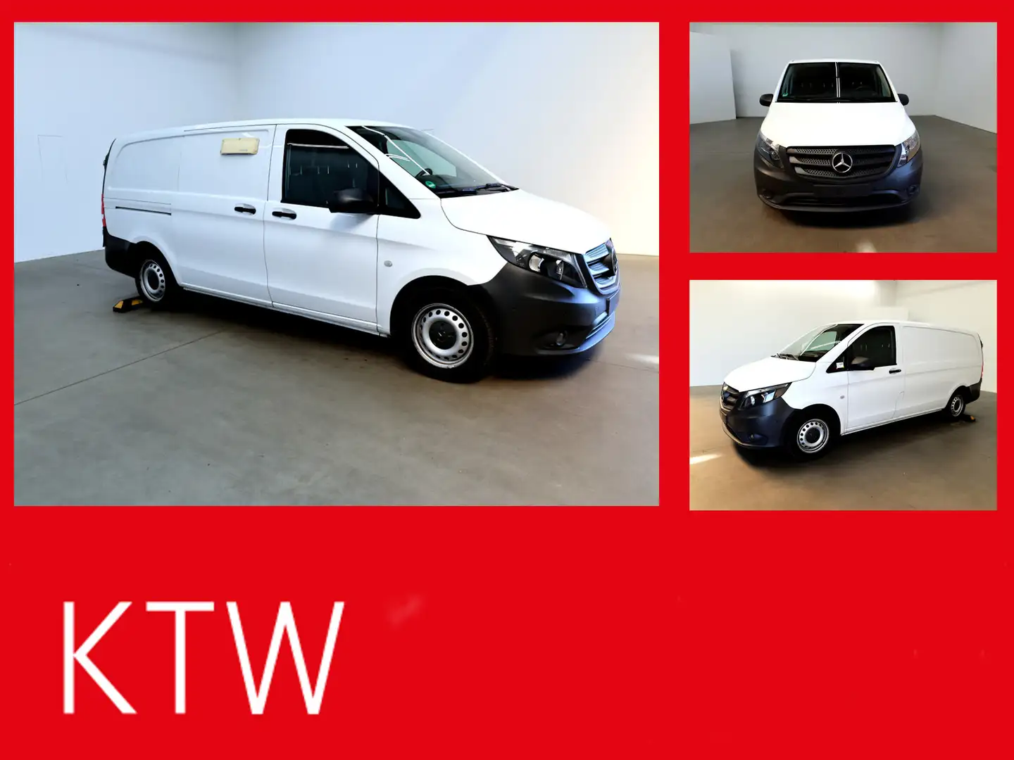 Mercedes-Benz Vito114CDI KA lang ,Klima,Sortimo Regalsystem Blanc - 1