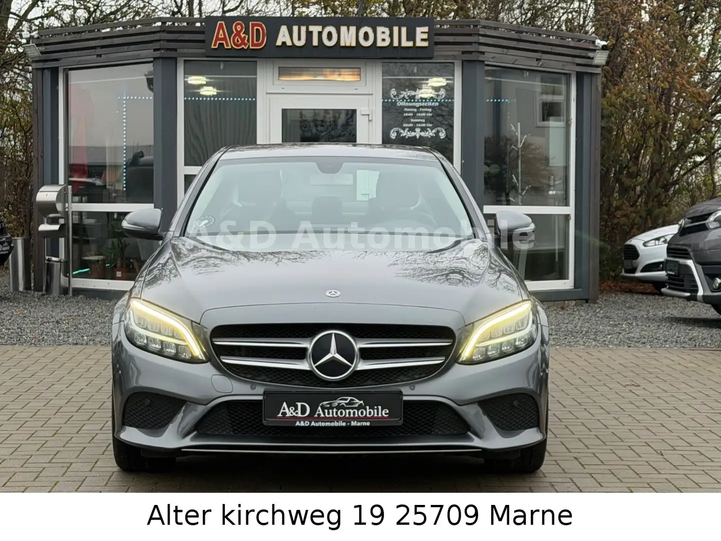 Mercedes-Benz C 220 D AUT. BUSINESS AHK SHZ LED KAMERA NAVI BT Grau - 2