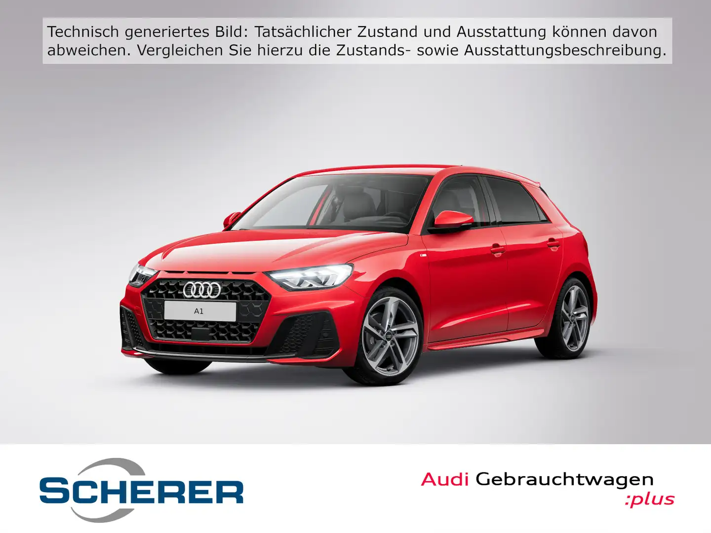 Audi A1 30 TFSI S LINE NAVI PLUS LED SITZHZ Rot - 1