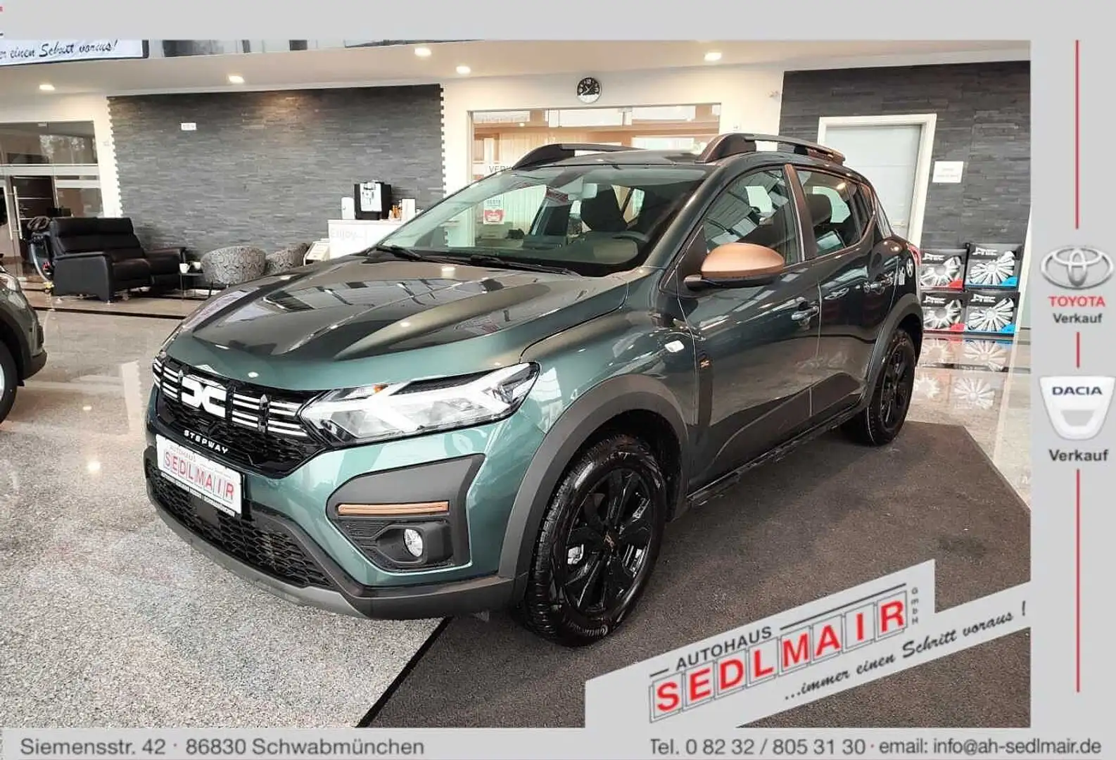 Dacia Sandero Stepway Extreme TCe 90 CVT AHK/SHZ/NAVI Verde - 1