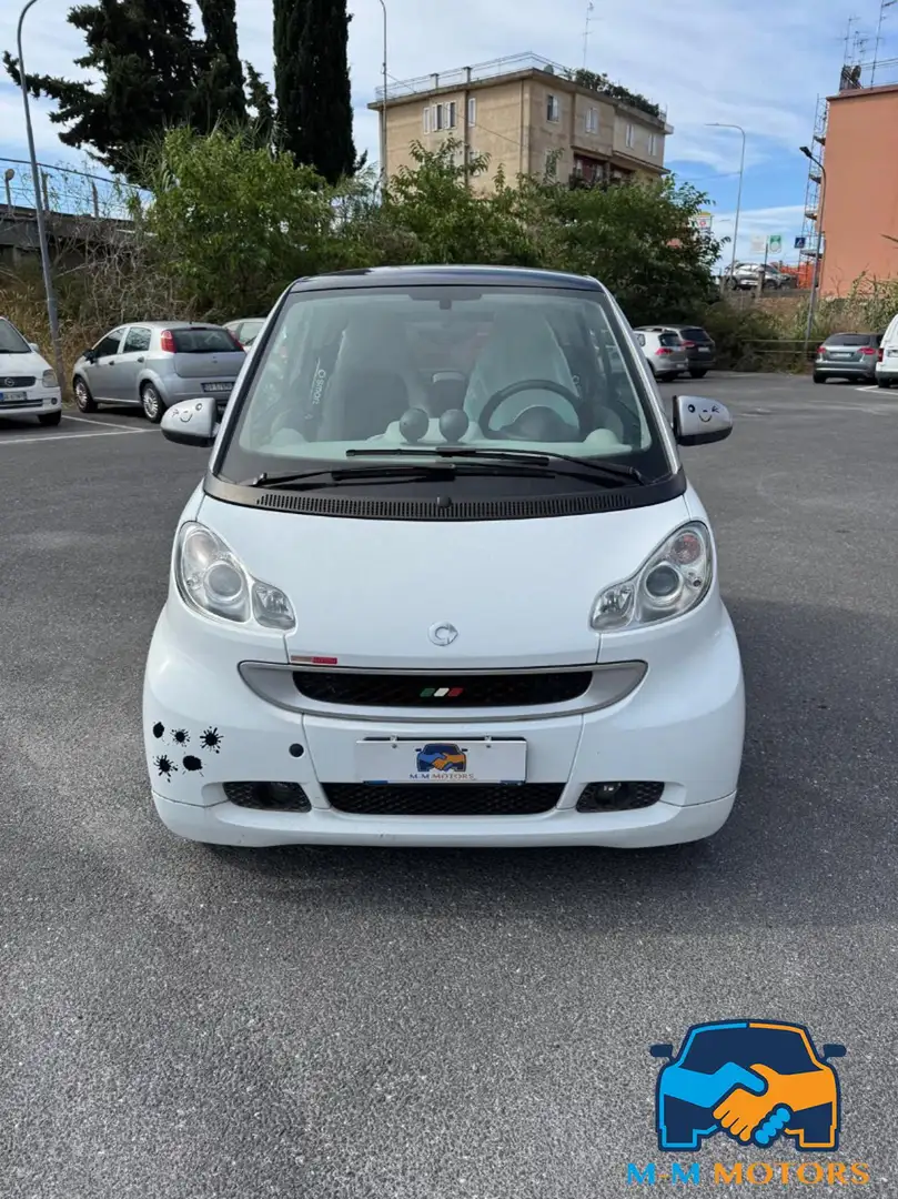 smart forTwo 52 kW MHD coupé White Tailor Made Blanc - 2