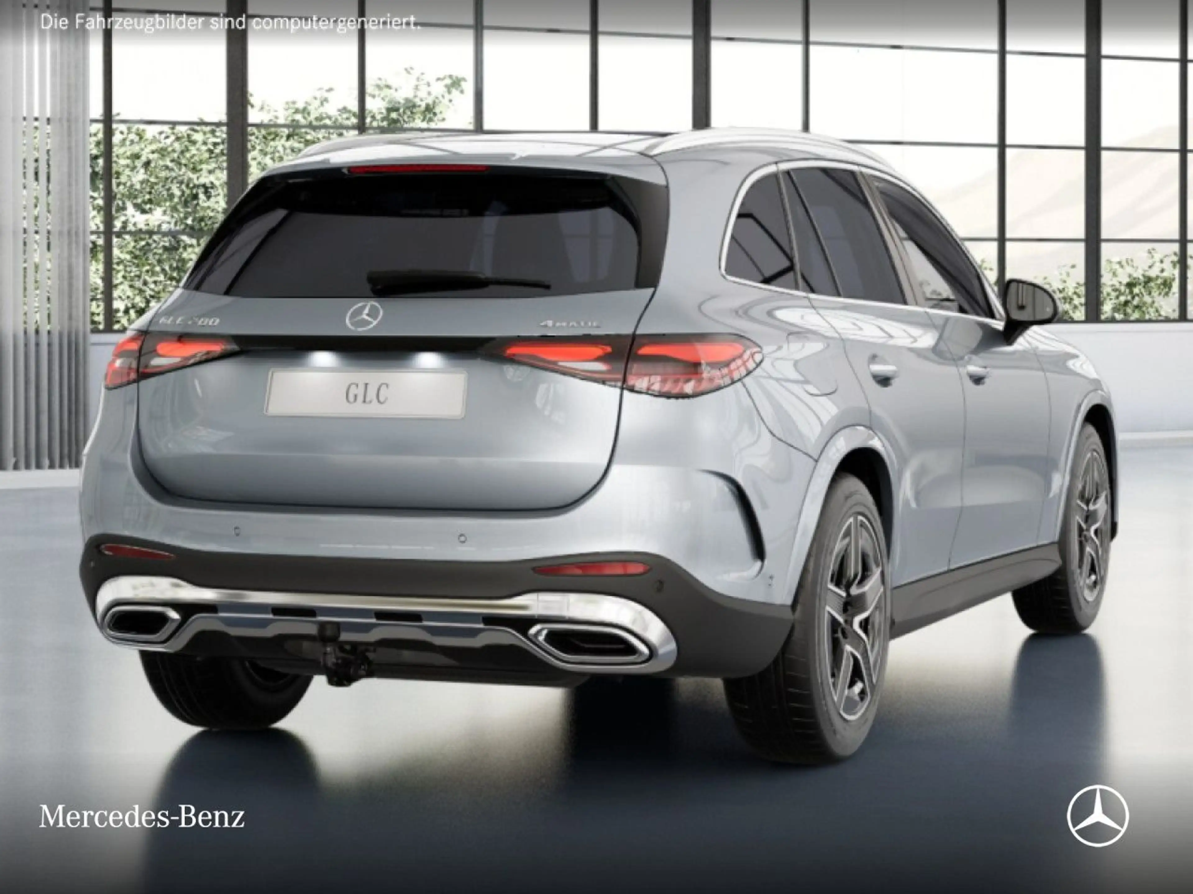 Mercedes-Benz GLC 200 4M AMG+PANO+360+AHK+LED+TOTW+KEYLESS+9G — photo 4