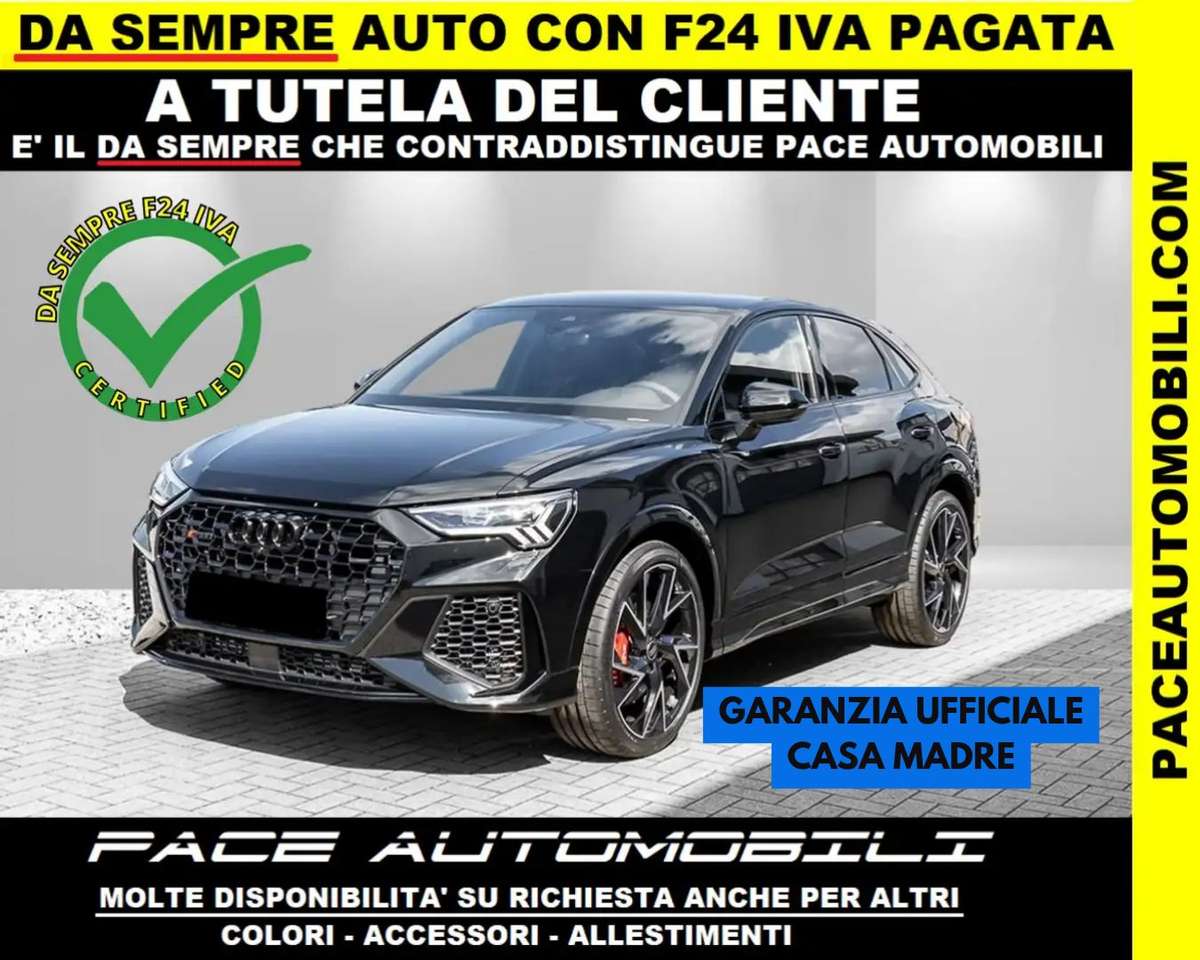 Audi RS Q3 Q4 BLACK PACK 21" PELLE RS SPORTBACK SPB LED ACC
