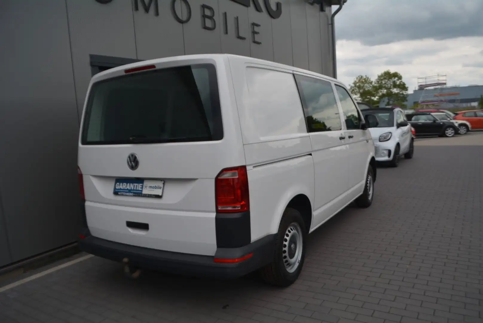 Volkswagen T6 Transporter Kasten-Fenster-2Sitzer-Heckklappe Weiß - 2