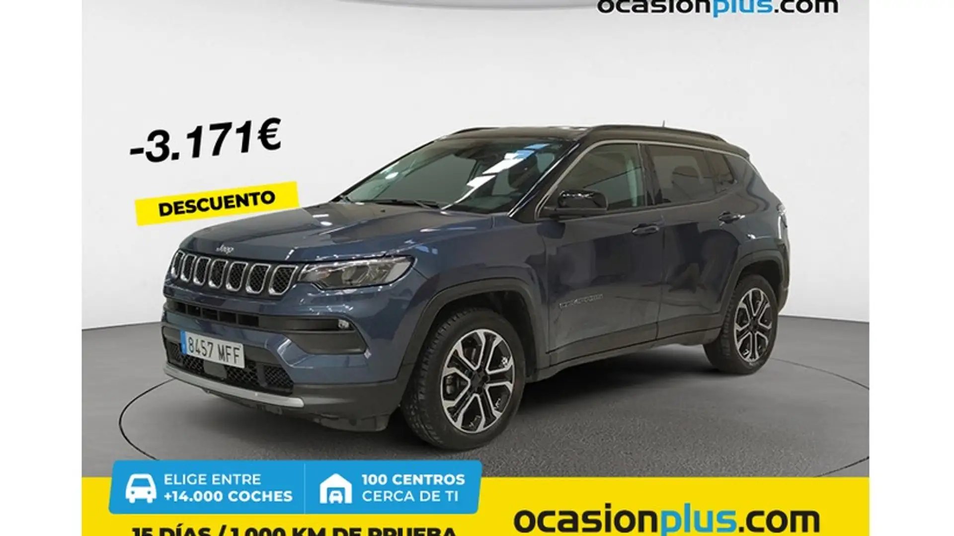 Jeep Compass 1.5 MHEV Limited FWD DCT Azul - 1