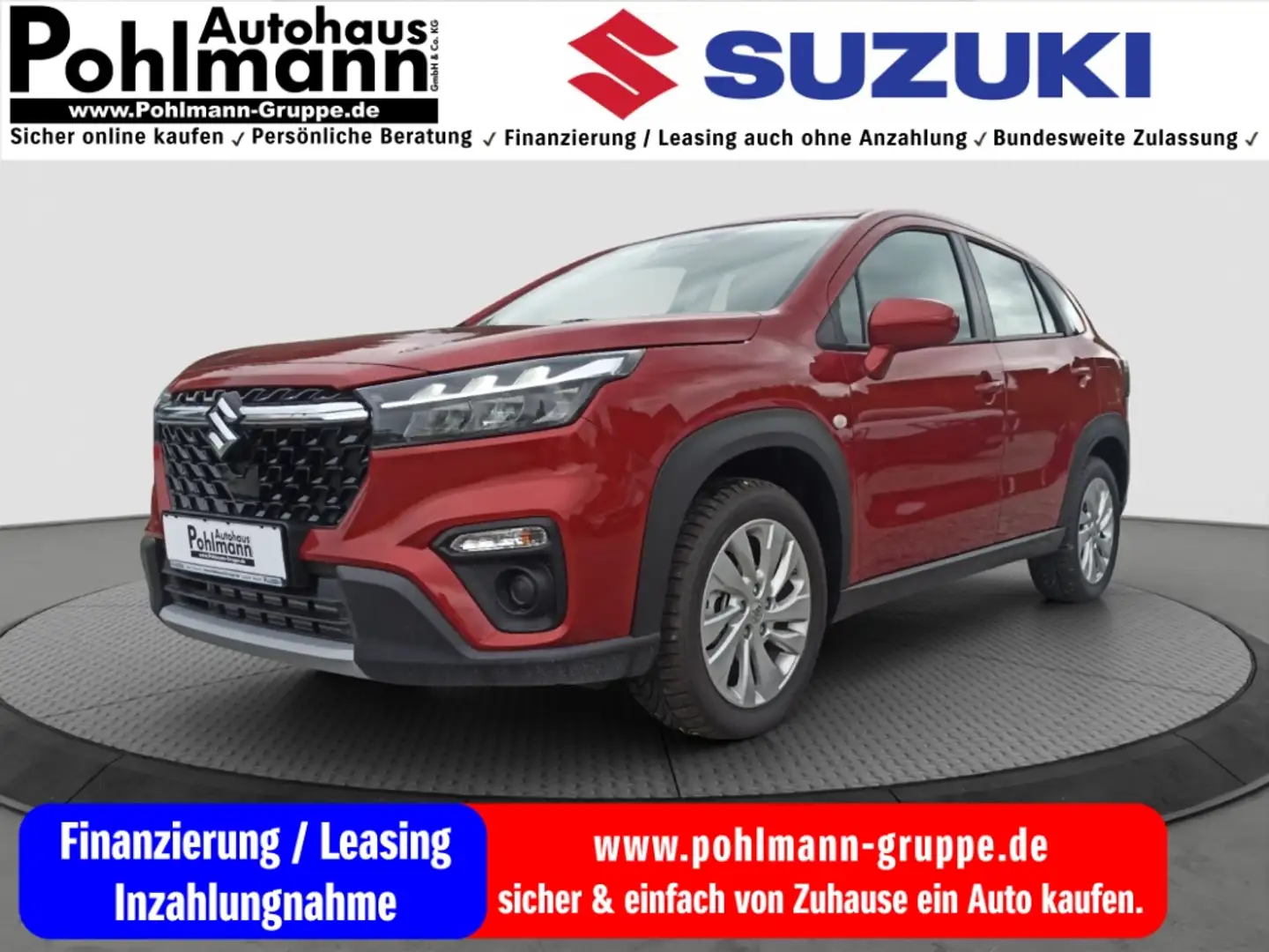 Suzuki SX4 S-Cross 1.4 Edition Hybrid Navi,Bluetooth-Freisprecheinr R Rood - 1