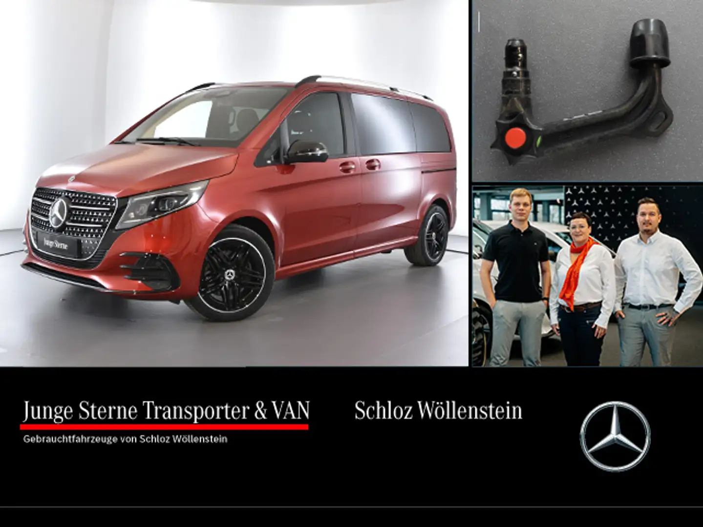 Mercedes-Benz V 250 STYLE AMG Kompakt MBUX*Sthzg*M-Beam*AHK Rot - 1