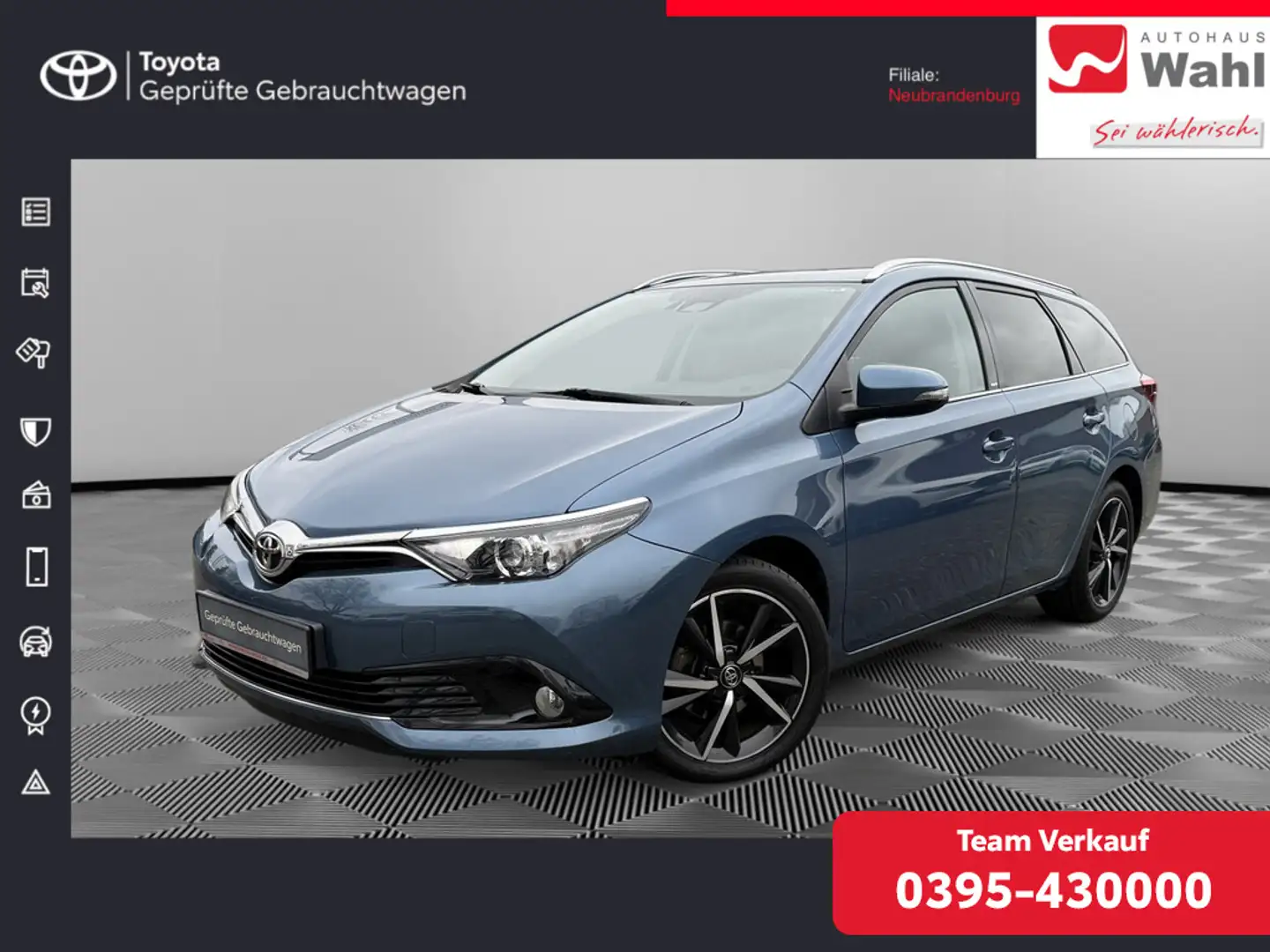 Toyota Auris Touring Sports 1.2 Edition-S+ Blau - 1