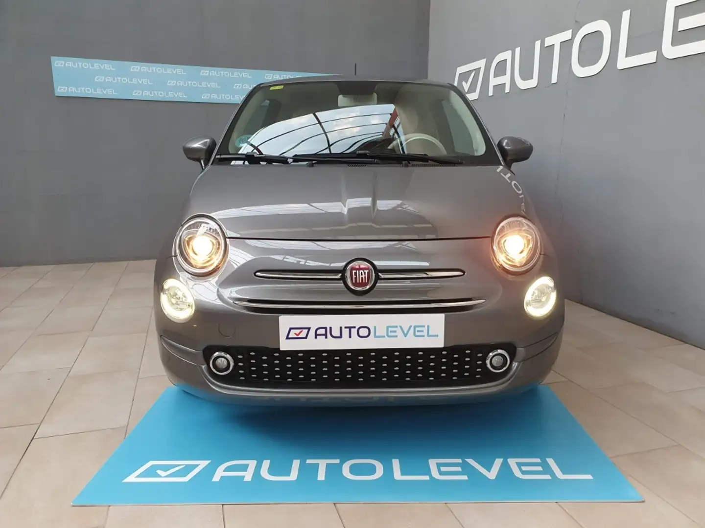 Fiat 500 1.2 Lounge Gris - 2
