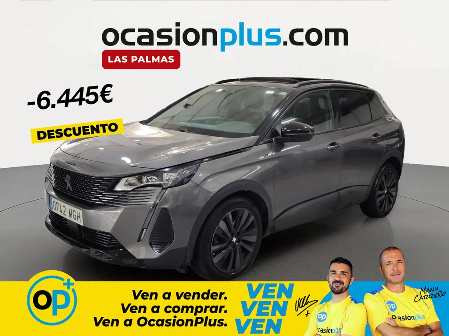 Peugeot 3008 1.5BlueHDi GT S&S EAT8 130 Gris - 1
