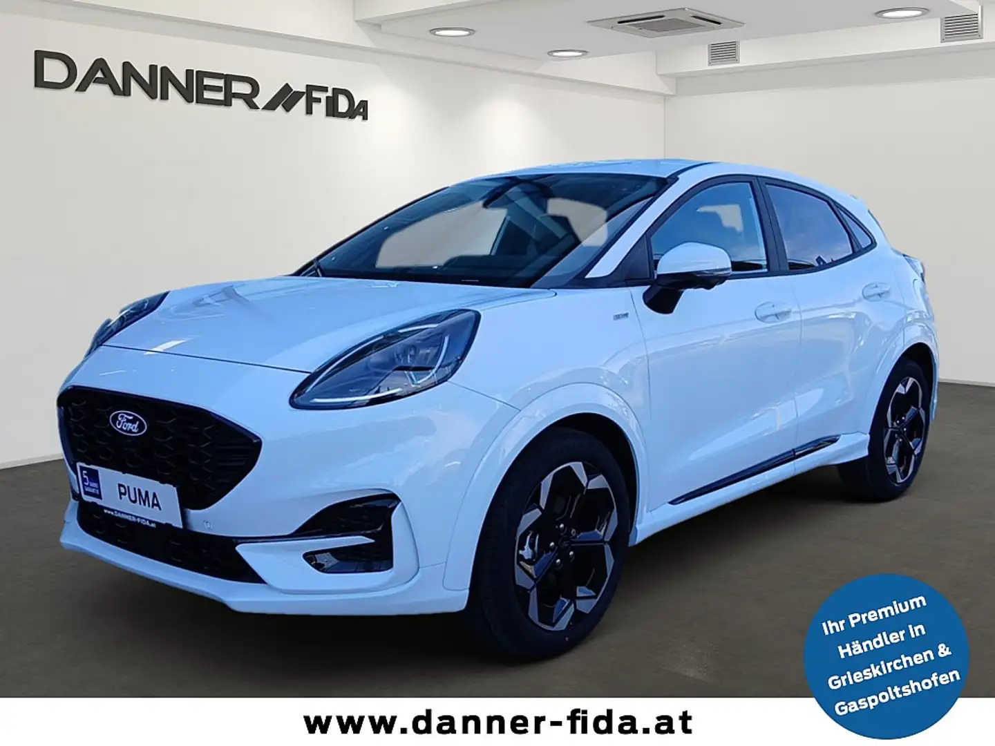 Ford Puma ST-LINE X 125PS EcoBoost Benzin/Hybrid (SPORT-A... Weiß - 1