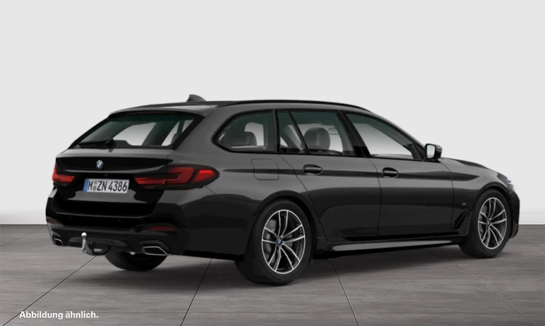 BMW 520 d xDrive M-Sport Aut Nav HuD Laser AHK Pano Schwarz - 2