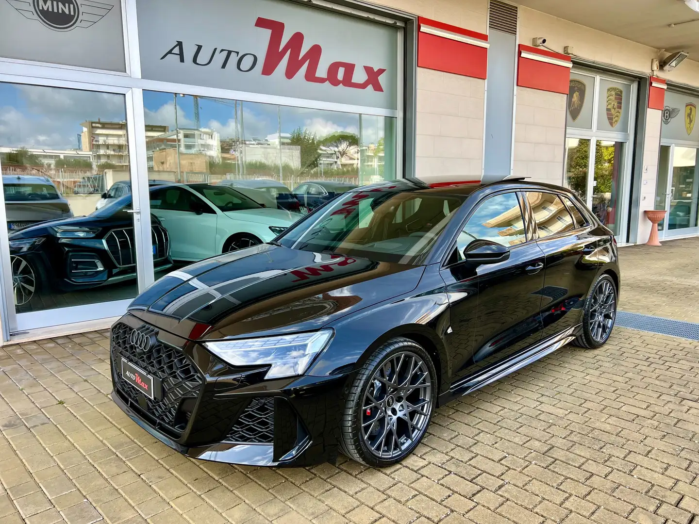 Audi RS3 Sportback 400cv PRONTA CONSEGNA TETTO -SED.GUSCIO Fekete - 2