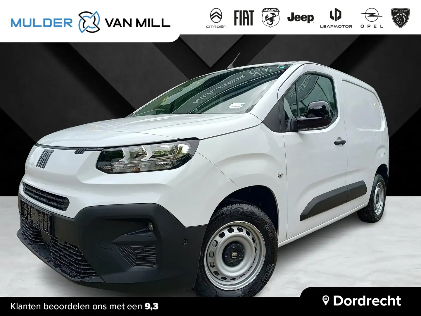 Fiat Doblo L1 1.5 BlueHDI 100pk | GEEN BPM | 3-zits | Houten Blanco - 1