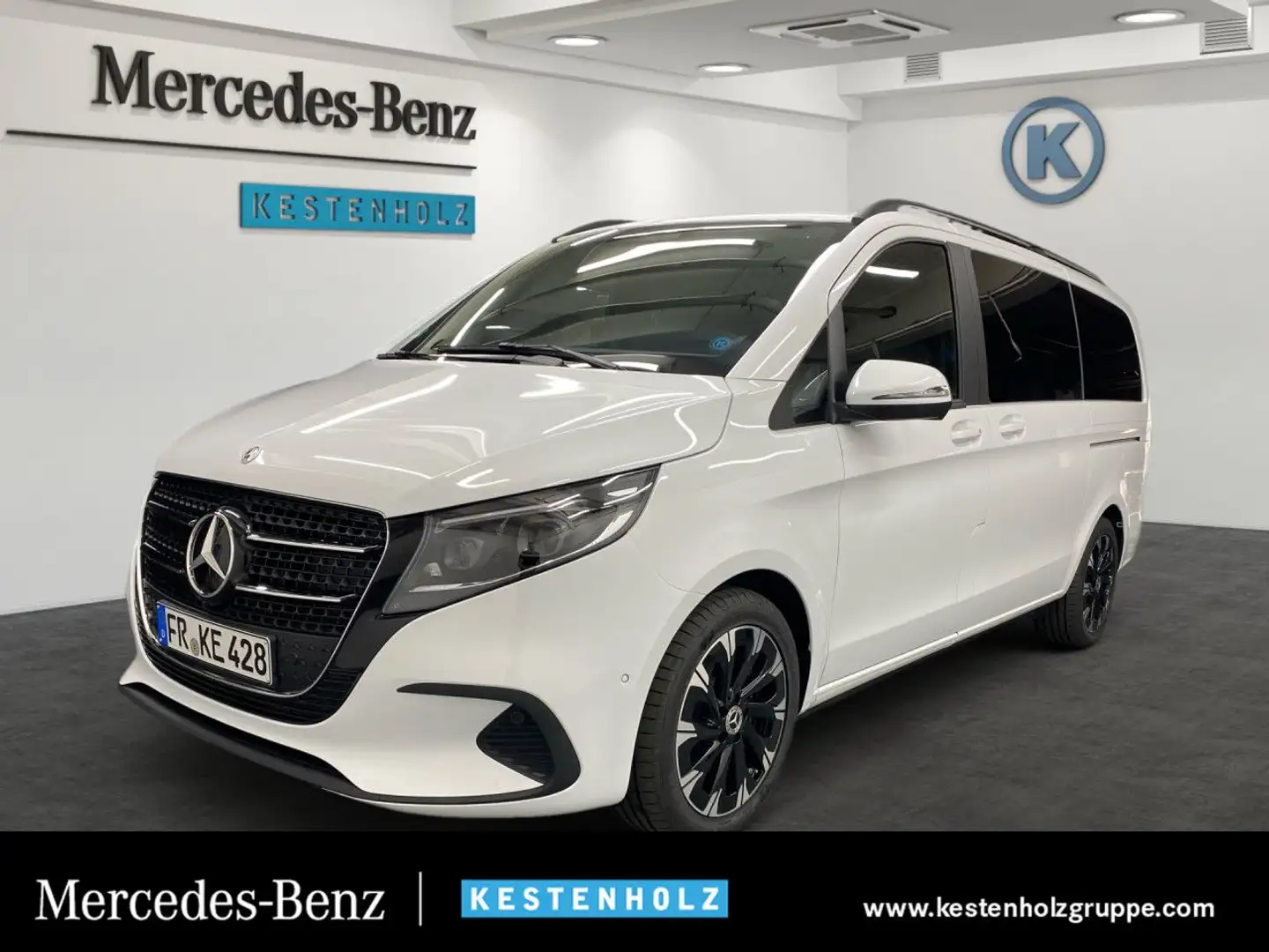 Mercedes-Benz V 300 d STYLE Lang AHK+DIST+EASY-PACK+MULTI Weiß - 1