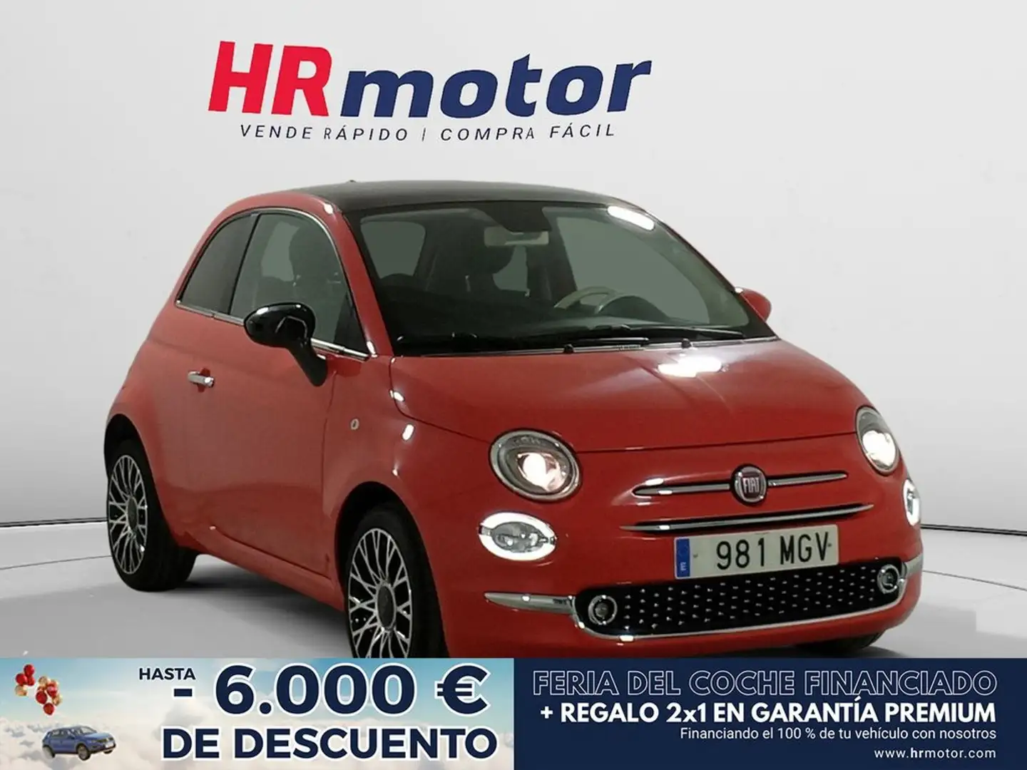 Fiat 500 1.0 Mild Hybrid Dolcevita Rot - 1