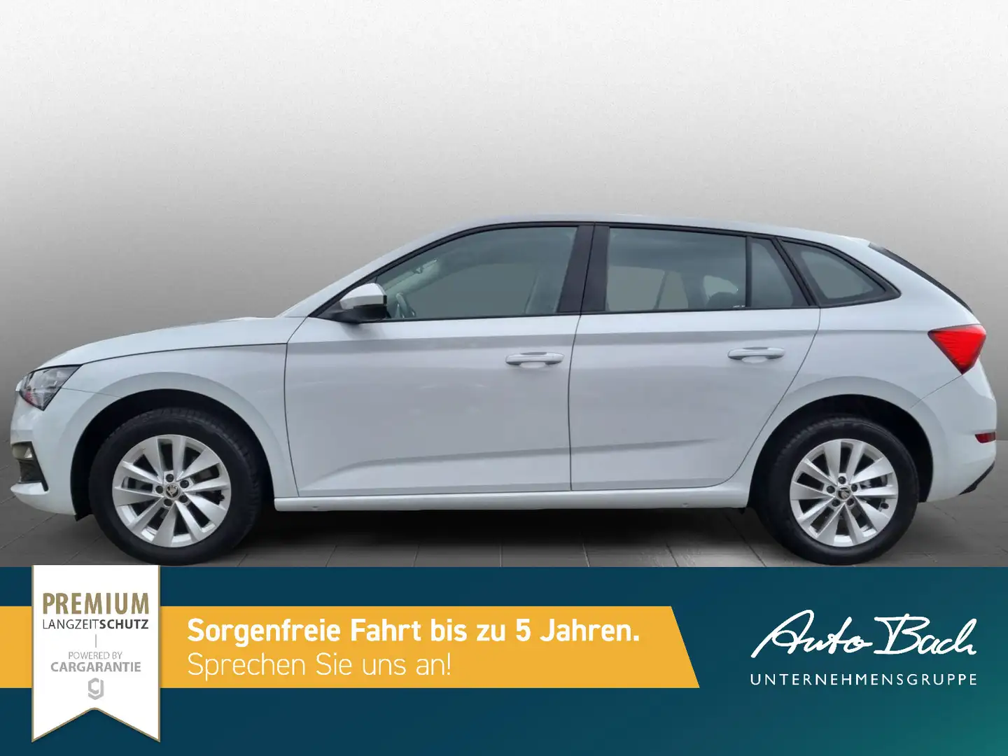 Skoda Scala 1.0 TSI Ambition DSG Navi LED ACC EPH DAB Weiß - 2