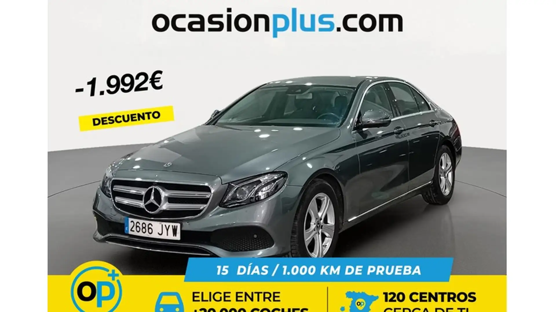 Mercedes-Benz E 200 9G-Tronic Gris - 1