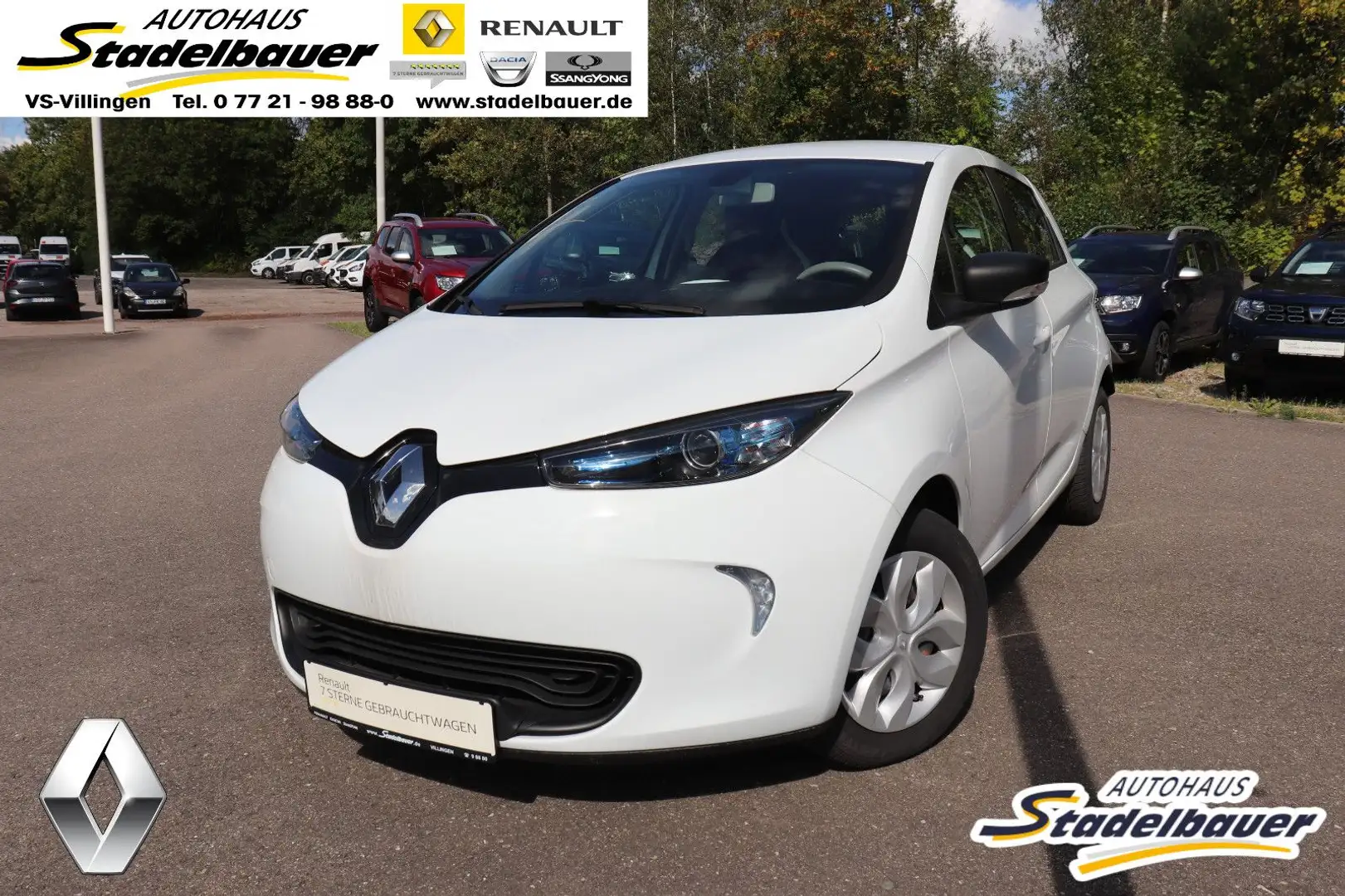 Renault ZOE Zoe Life, zzgl. Batteriemiete Weiß - 1